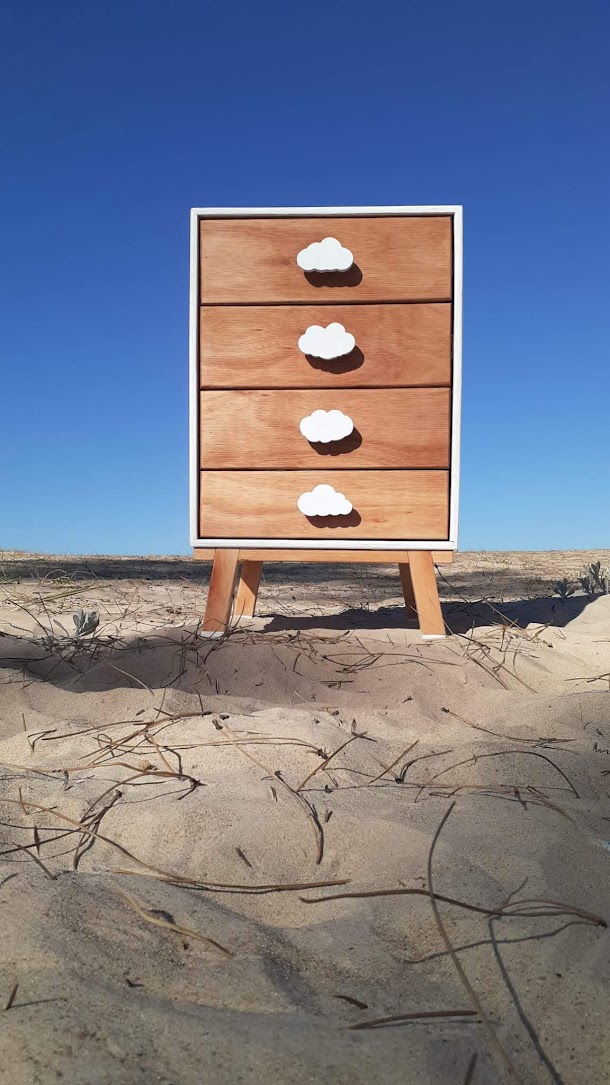 Cajonera en madera. Muebles para niños. Estudio Gé, Montevideo, Ciudad de la costa